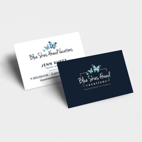 Travel agency business card