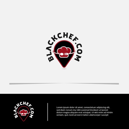 Black Chef Directory Design von Mithuncreation
