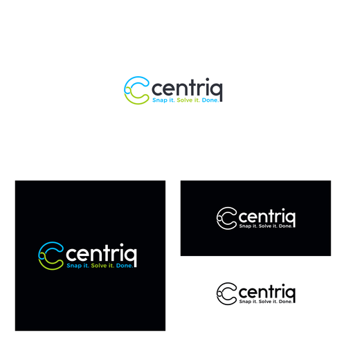 Centriq logo Design by kdgraphics