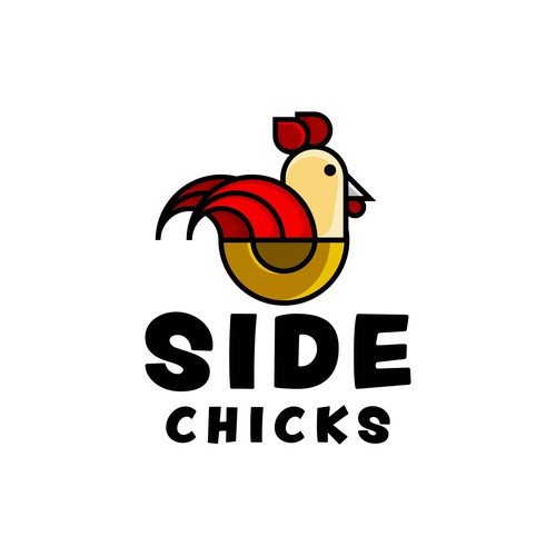 Rebranding plant based chicken chain Design by WANGS ™