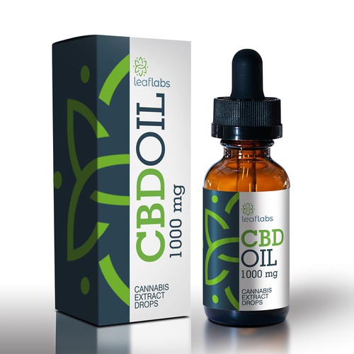 Design a medical retail packaging for a CBD Oil/Medical Marijuana ...