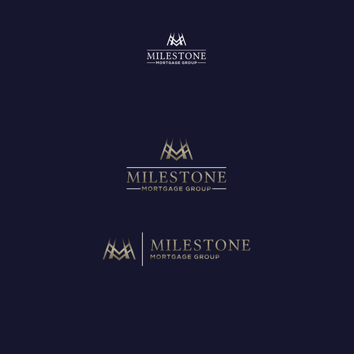 Milestone Mortgage Logo Design by Besign studio