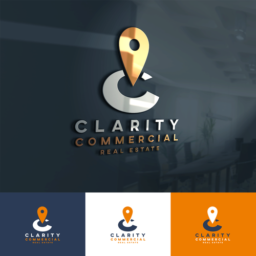Logo + Brand Guide for Clarity Commercial Real Estate Design by Stefano Pizzato