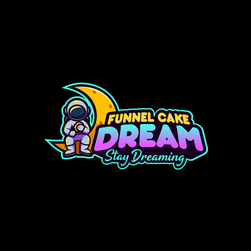 Design a Fun and hip logo for a food truck serving Funnel Cakes Design by 2K Desain