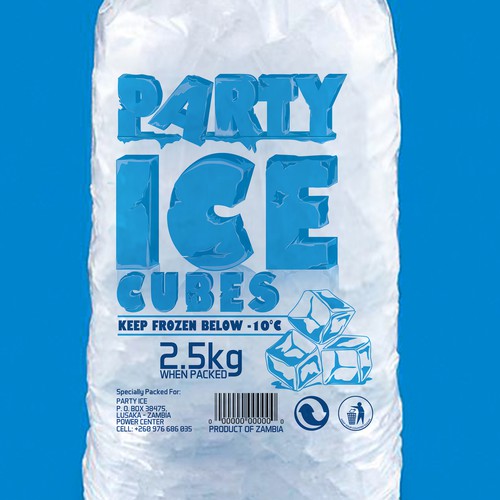 Party ice clearance cubes