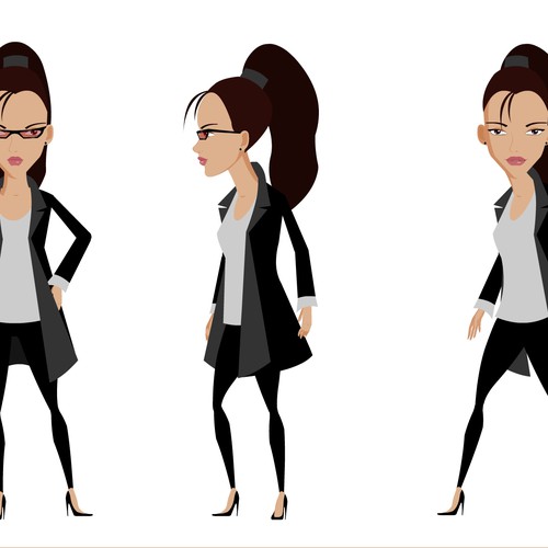 Create the Trend Tracker character for Showcase Réalisé par n'them design