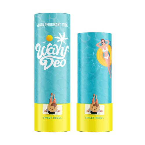 Design creative product packaging for an up and coming deodorant brand! Design by znakovanj