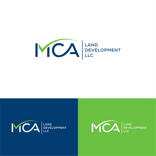 Design a simple modern logo for land development business. Design by DistArt