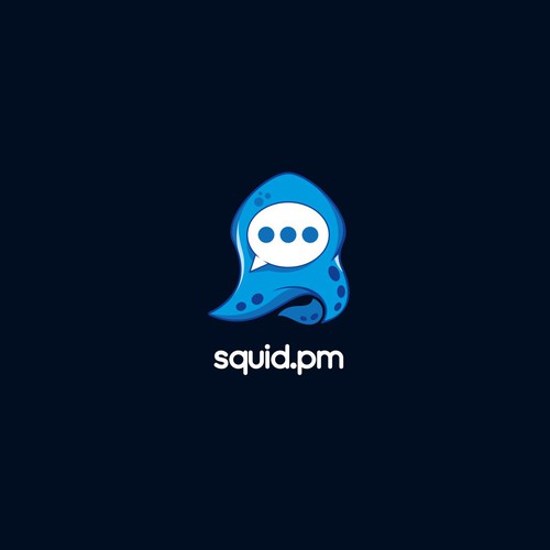 Design a squid logo for a messaging app/website/social network Design by DJstudio