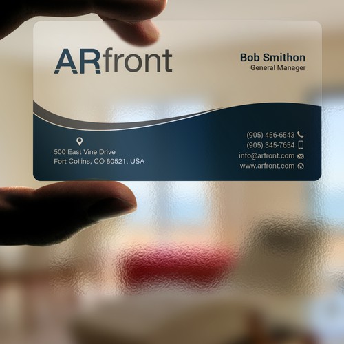 Business card design for high tech company Design by Mah_Ari