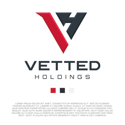 Vetted Holdings New Logo Design by Adam Barirde