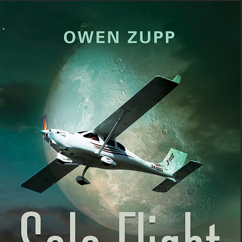 Solo Flight. Design an awesome book cover that captures the adventure of flight. Design by MOberkrom Design