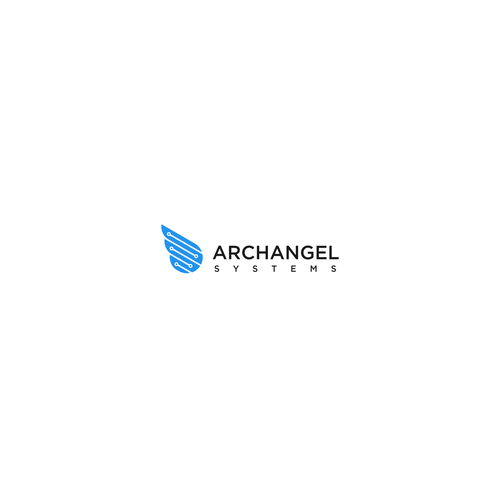 Archangel Systems Software Logo Quest Design por Kunai.