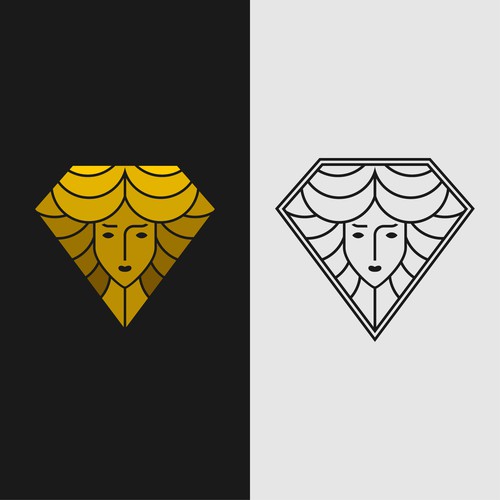 Fortuna Goddess Logo for Luxury French Jewelry House Design by DevDevit   ★ ★ ★ ★ ★