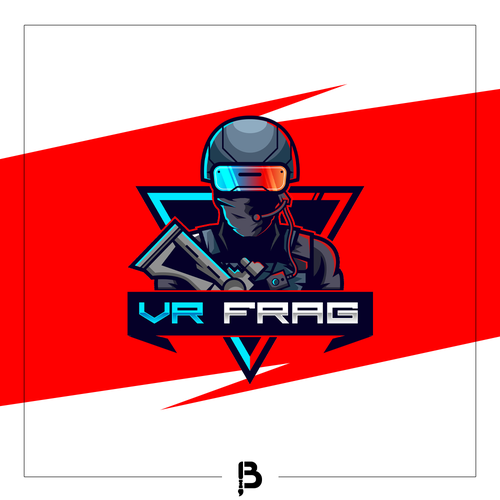 VR shooter played at large space VR arcades is looking for a logo. Design by Butryk