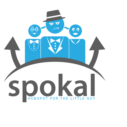 New Logo for Spokal - Hubspot for the little guy! Design by Musique!