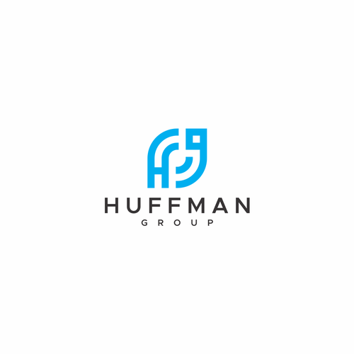 Huffman Group Logo Design by SendapSendup