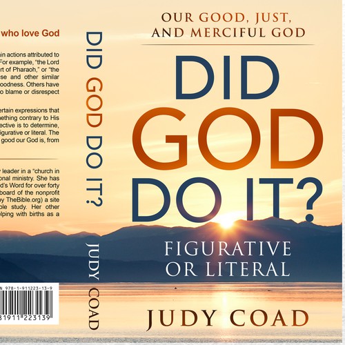 Design book cover and e-book cover  for book showing the goodness of God Design by ryanurz