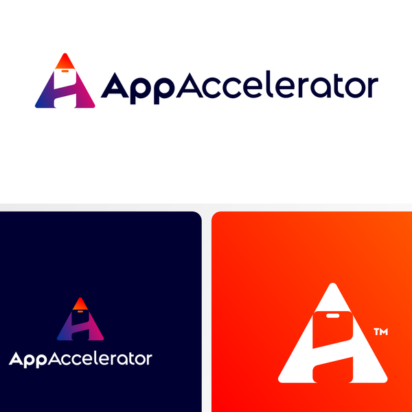 Combine A with iPhone logo