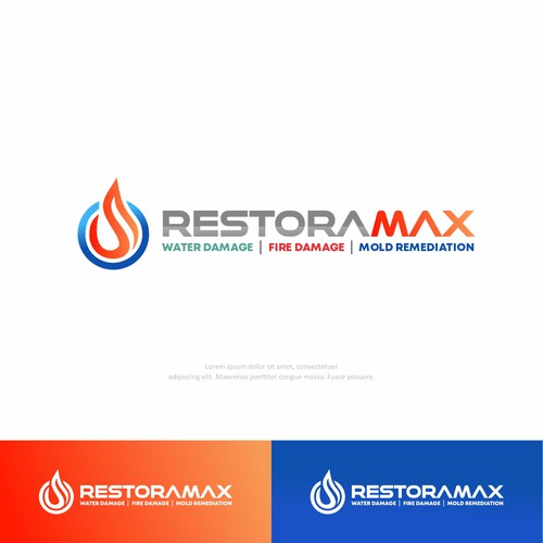 Restoration Company Branding. Design by afif_rayyan