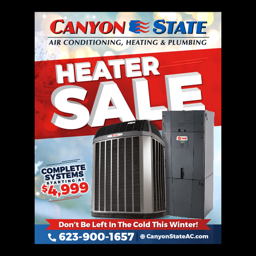 Newpaper Ad For Heating, Ventilation, and Air Conditioning (HVAC) Company - Wireframed and Ready! Design by Bennah