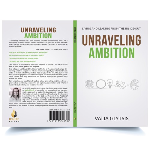 Create a cover for a book about leadership and unraveling your ambition! Design by AS Cover Arts