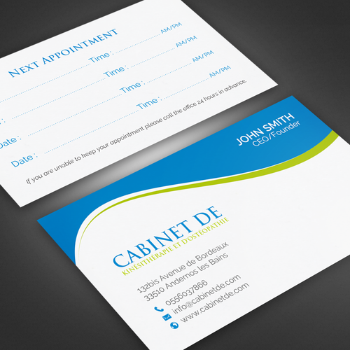 Business card contest entry by chandrayaan.creative