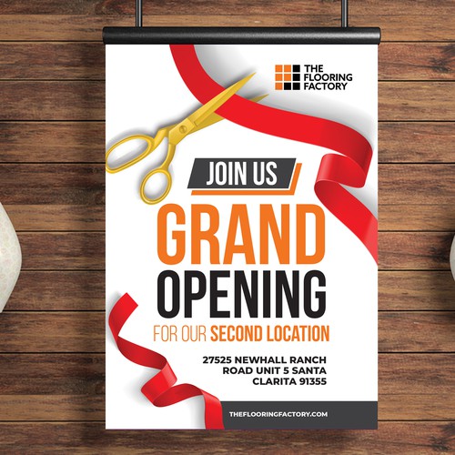 Grand Opening Flyer Diseño de Dzhafir