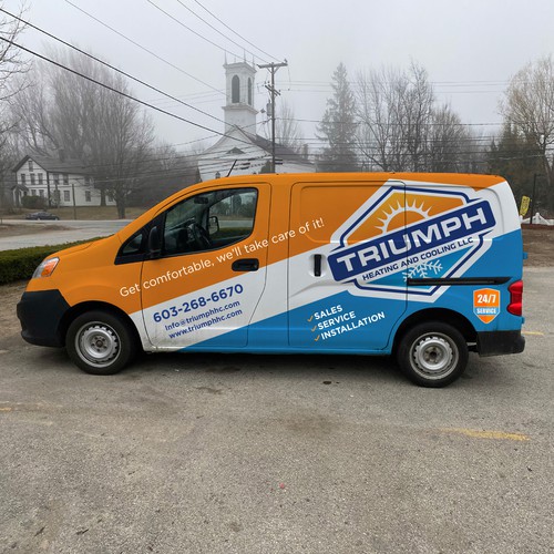 HVAC Van Wrap Design by PAS-CREATIVE