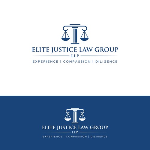 Elite Justice Law Group needs an empowering logo! Design by dot plus