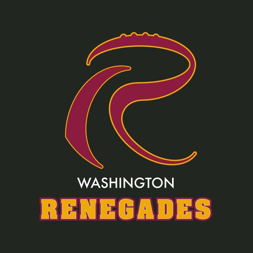 Community Contest: Rebrand the Washington Redskins  Design by DiegoGoi