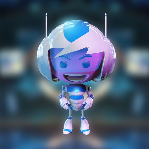 Create a minimalistic avatar for an AI life assistant Diseño de fabianlinares