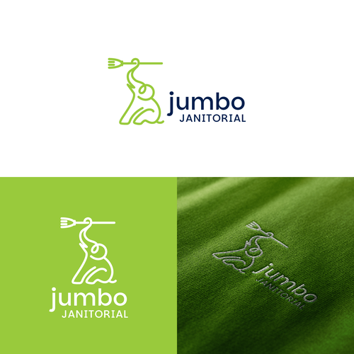Modern logo for new but trusthworthy and dynamic Commercial Cleaning company. Design by RyuSun