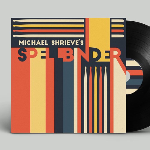 MICHAEL SHRIEVE'S SPELLBINDER CD Cover needs exciting, vibrant graphic  artwork that projects energy! デザイン by Creative Spirit ®