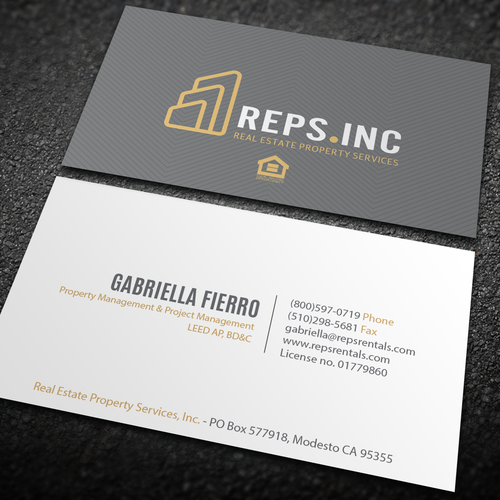Create a trendy, hip but professional business card for