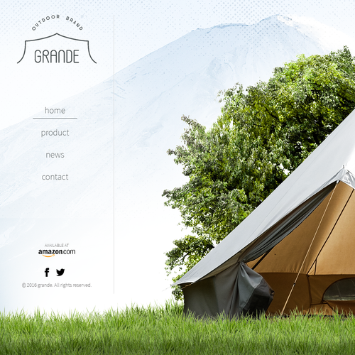 Gewinner des Wettbewerbs „新しいアウトドアギアメーカーのWebサイトデザイン“ in der Kategorie Webseiten-Design von Phil Lyster
