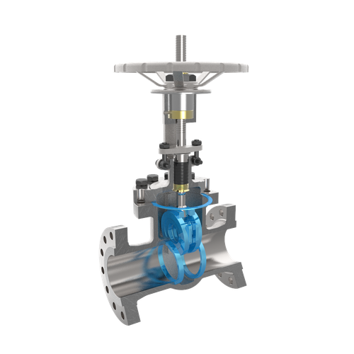 Valve Cutaway graphics for Gate, Globe, Check Valve Design by kejoman