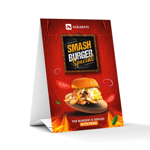 Smash Burger Marketing Materials Design by Mahiofficial™