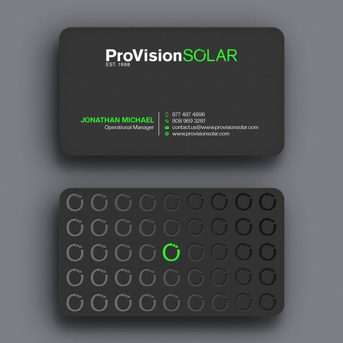 Solar Business Cards Design von Xclusive16