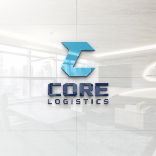Core Logistics Revamp Logo Design by BombDesigns