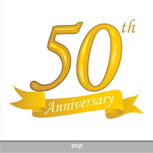 50th Anniversary Logo for Corporate Organisation Design by ocp