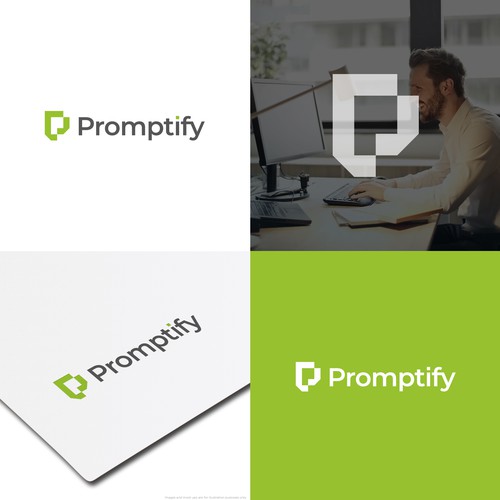 Modern, Simple and Sleek Logo for Promptify.com Design by fatboyjim