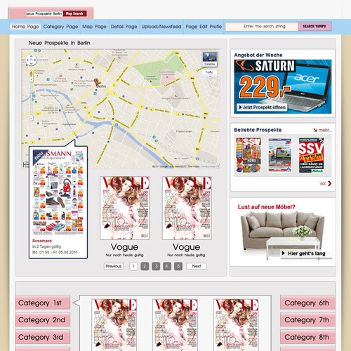 Create the next website design for yumpu.com Webdesign  Réalisé par Skaa