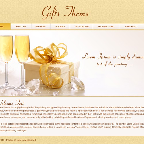 1-3 Page Website Template Design von Johncreative