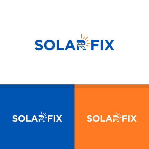 Diseño de help us reveal the newest face of the solar repair industry - SolarFix de Rekker