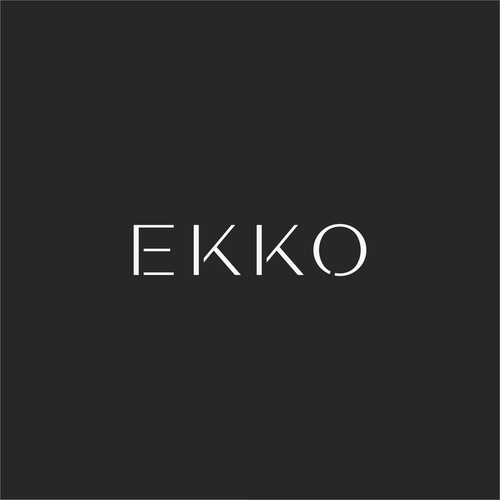 SIMPLE LOGO - ekko Letters then dm after Design by adinanda