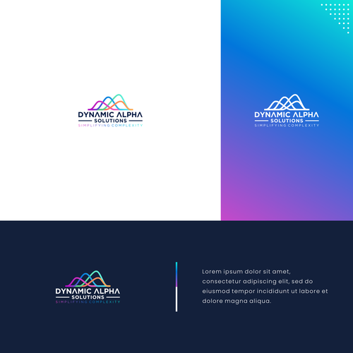 Design a logo to illustrate complexity simplified for a dynamic multi-dimensional financial firm Design von InstInct®