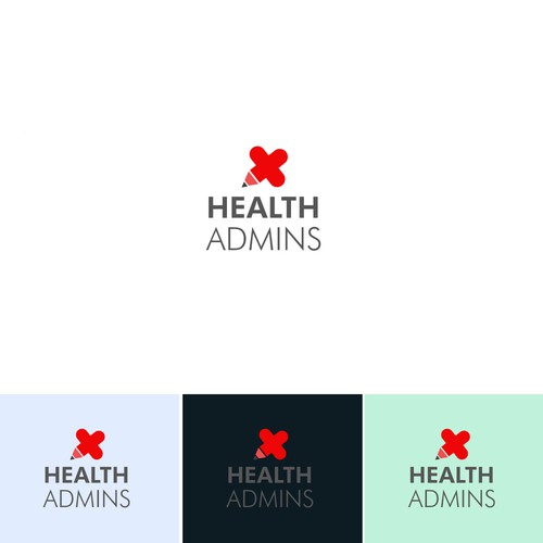 Be the designer that created the coolest healthcare software logo with Health Admins!!!! Design by TaylorTwo