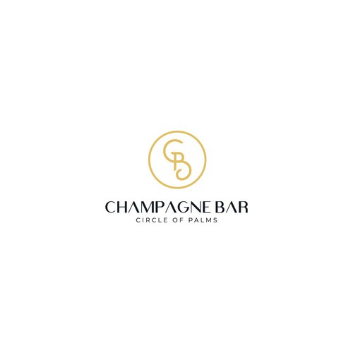 Luxury and modern Champagne Bar logo Design by mirza yaumil