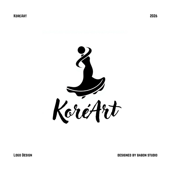 Design by Babon Studio titled "Kore'art - Logo Design"